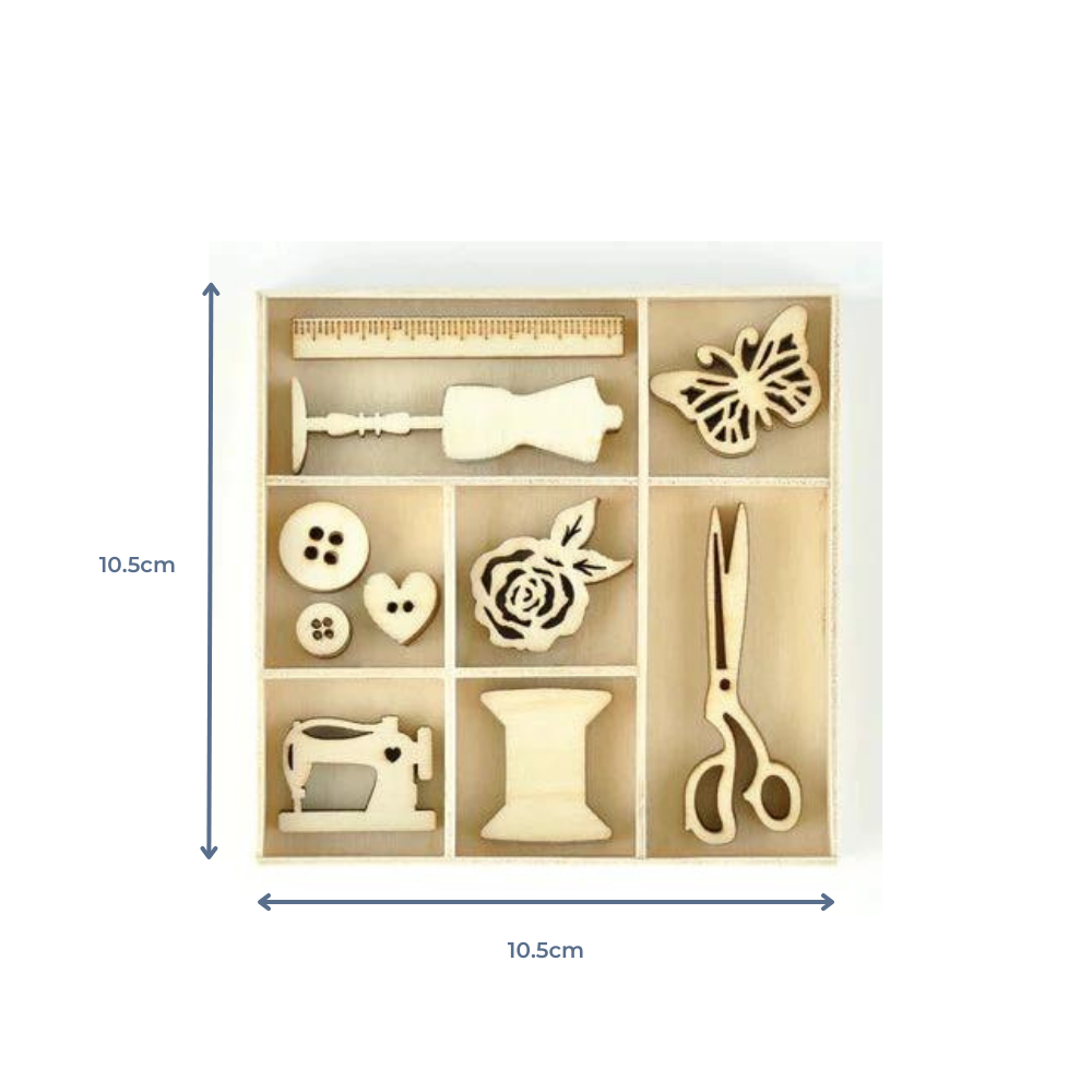 Wooden Embellishments - Craft