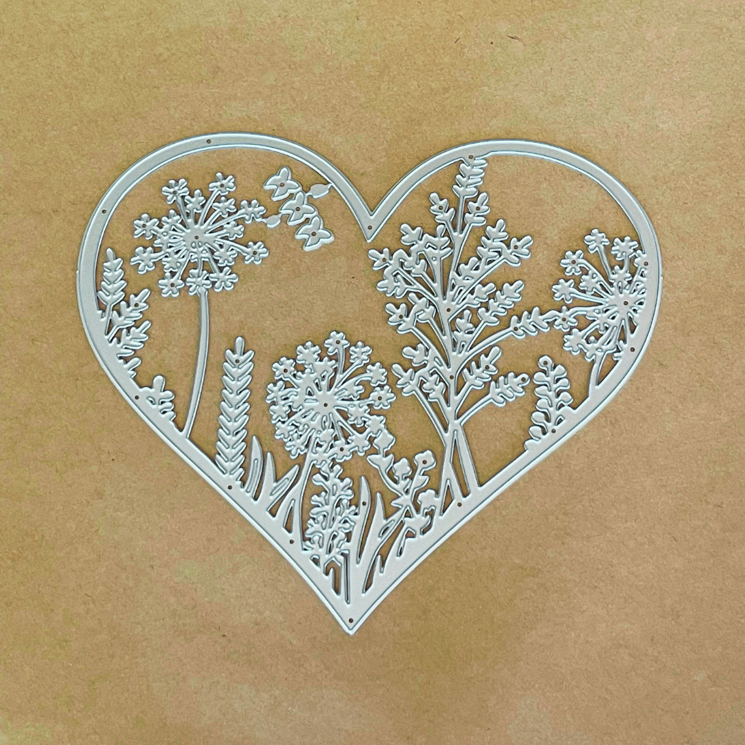 Diecut - Heart Floral