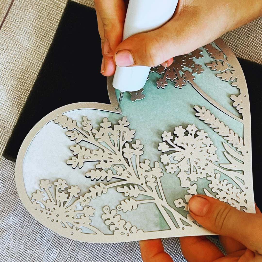 Diecut - Heart Floral