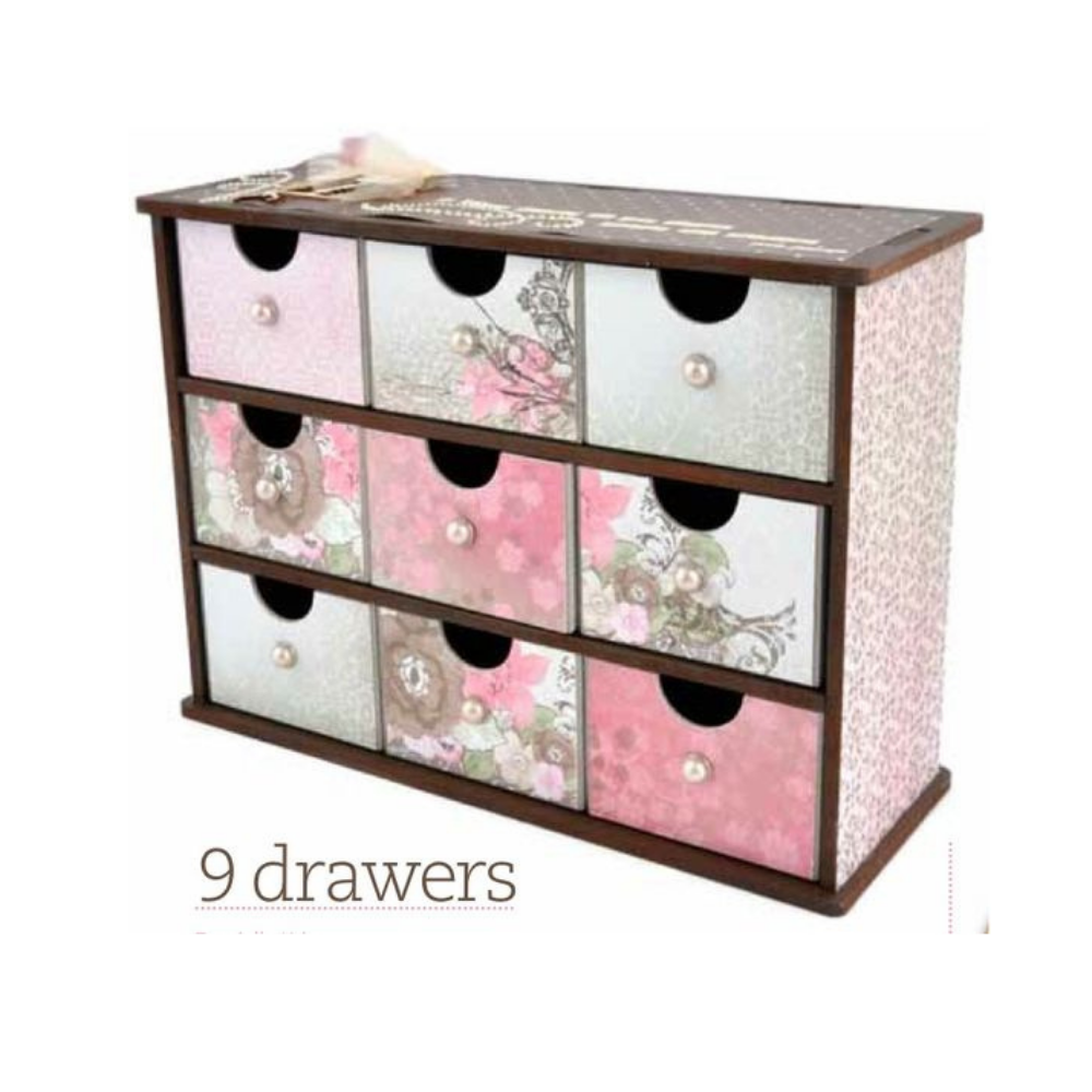 Kaisercraft DIY Storage Drawers Construction and Decoration Kit