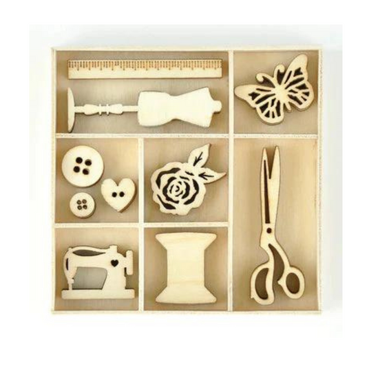 Wooden Embellishments - Craft