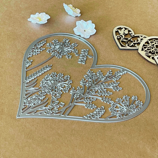 Diecut - Heart Floral