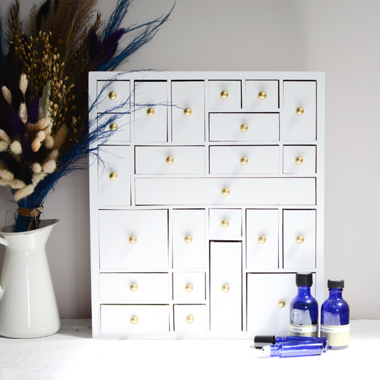 White Apothecary Cabinet